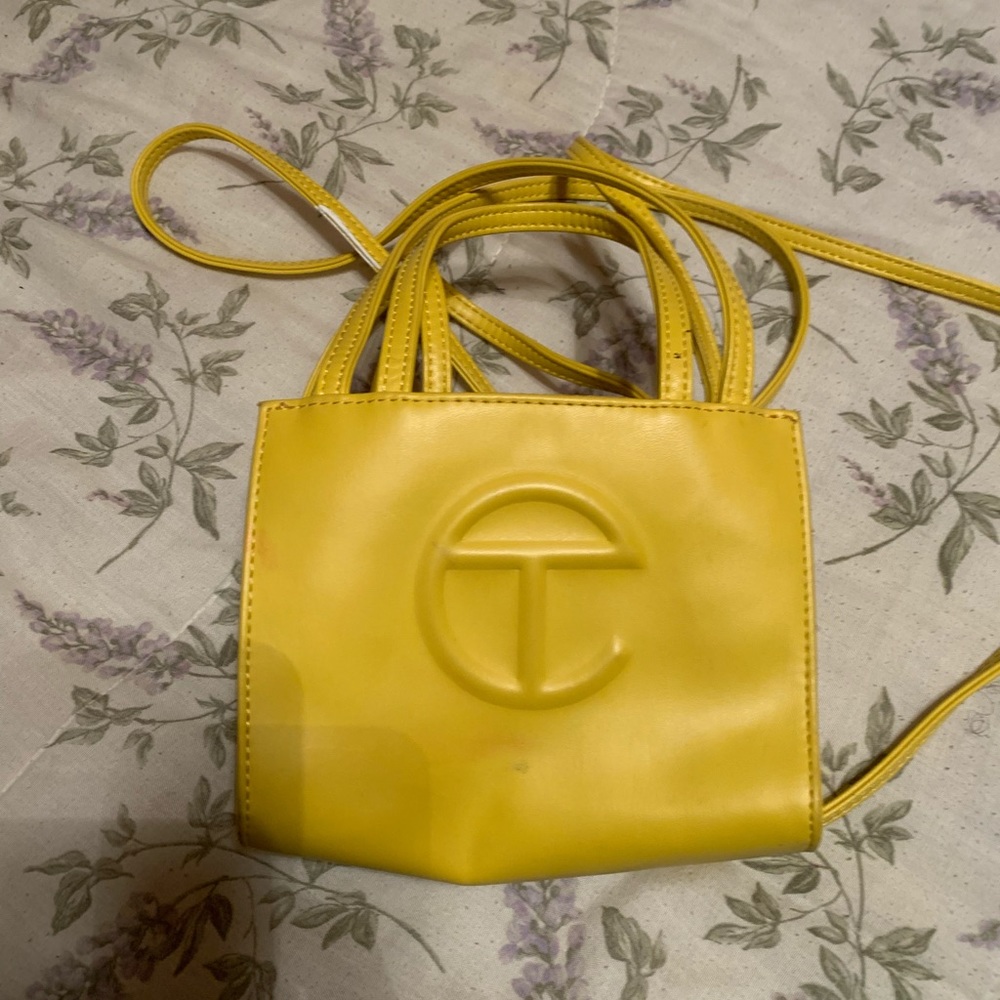 Yellow mini telfar